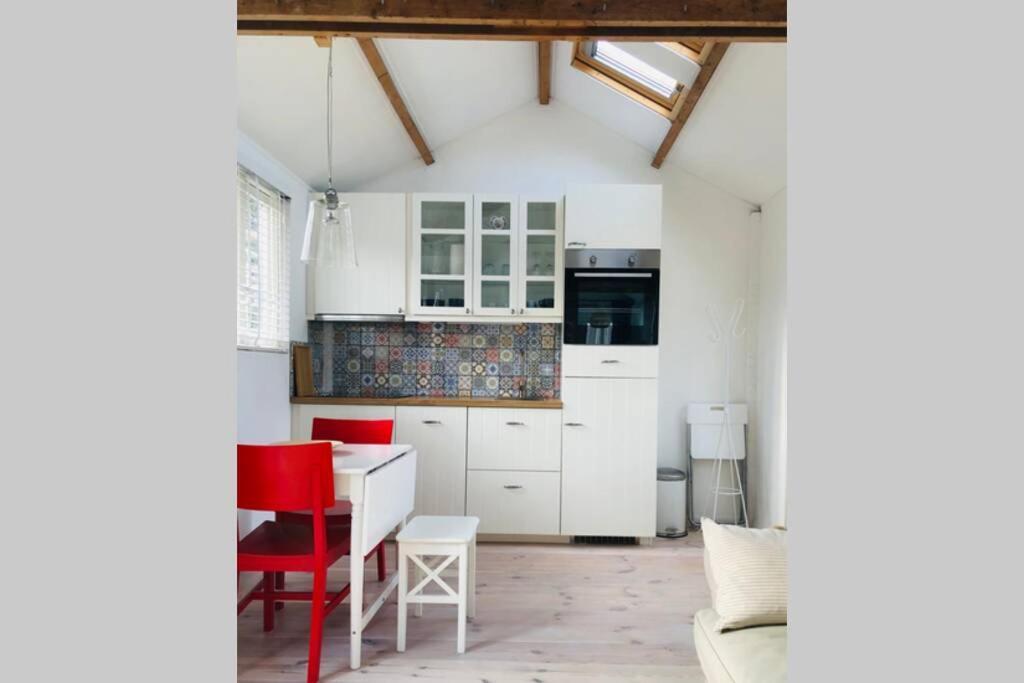 Tiny House In Tuin Van De Statige Villa Mariahof ドルドレヒト エクステリア 写真